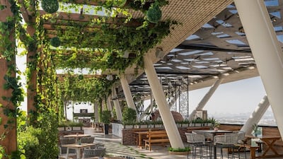 Brick Rooftop Kitchen and Bar at Aloft, Abu Dhabi. Photo: Brick Rooftop Kitchen and Bar