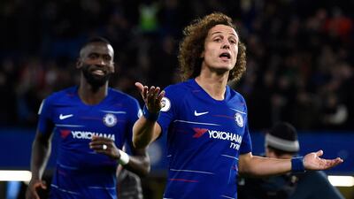 Centre-back: David Luiz (Chelsea) – Terrific all round. A well-taken goal, a wonderful pass that led to N’Golo Kante’s striker and some outstanding defence. EPA