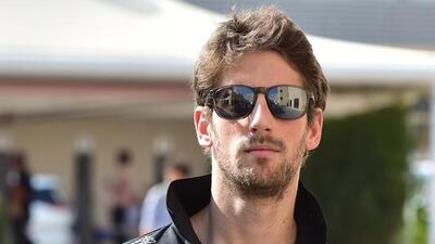 Lotus F1 Team's French driver Romain Grosjean. AFP
