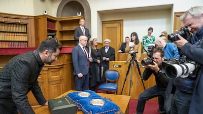 'To serve my country as First Minister will be the greatest privilege and honour of my life,' he said