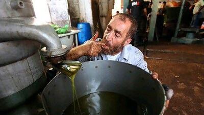 Olive oil has experienced lower demand from southern European countries that are suffering recessions, such as Portugal, Italy, Greece and Spain. EPA / Iyad Al Hashlamoun