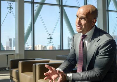 Dr Rakesh Suri, acting CEO of Cleveland Clinic Abu Dhabi, discusses multi-organ transplants in an interview with The National. Khushnum Bhandari / The National