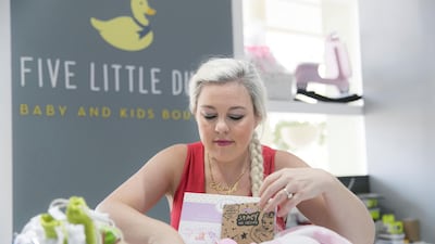 Camilla Hassan is the founder of the kids boutique Five Little Ducks, which has two stores in Dubai and a third due to open in Abu Dhabi soon. Reem Mohammed/The National