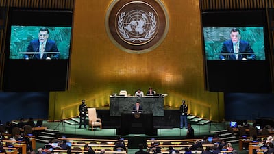 Fayez Mustafa al-Sarraj, Chairman of the Presidential Council of Libya and Prime Minister of the Government of National Accord of Libya, at the 74th Session of the General Assembly at the United Nations headquarters. AFP