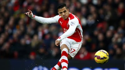 Stoke City were insipid in their display and had no reply to the speed of Arsenal’s Alexis Sanchez. Clive Rose / Getty Images