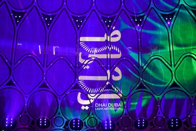 Dhai Dubai has become a highlight calendar event at Al Wasl dome in Expo City, Dubai. Khushnum Bhandari / The National