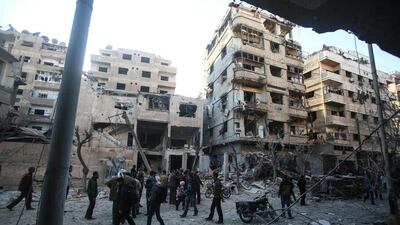 Syrian dictator Bashar Al Assad has shown callous disregard for the lives of innocent civilians. Mohammed Badra / EPA