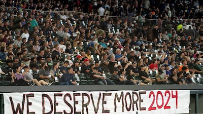Boeing workers listen to union leaders as Washington state factory workers vote on giving their union a strike mandate, seeking significant salary gains in their first contract in 16 years, in Seattle, Washington, US. Reuters