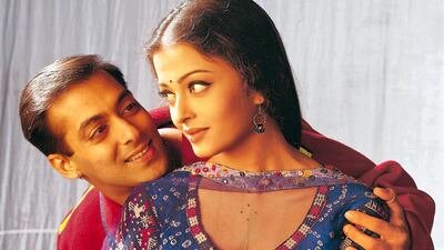 Salman Khan and Aishwarya Rai in Hum Dil De Chuke Sanam. Courtesy SLB Films