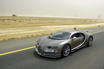 The Bugatti Chiron Sport has a starting base price of Dh12 million. Courtesy Bugatti Automobiles S.A.S.