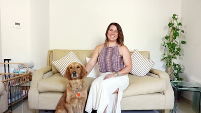 Catherine McEvoy and her family live in Layan, Dubai. Chris All photos: Whiteoak / The National