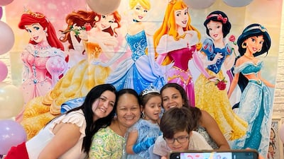 From left, Silvina Meneghetti with Cherry Gesalan, who is the nanny to Luna and Nacho, and their cousin. Photo: Cherry Gesalan