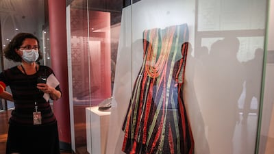 The treasures are from the kingdom of Dahomey in the south of present-day Benin. EPA