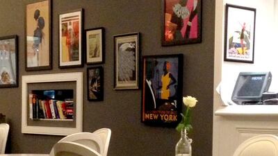 It’s tiny details in the decor, such as fresh flowers on the tables and framed posters, that make Circle Cafe an inviting place. Christine Iyer / The National