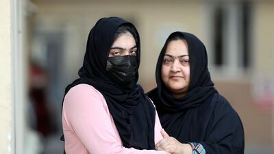 Hajera Qudoos was the first paediatric kidney transplant patient in the UAE. She is now 16 and was first interviewed by 'The National' nearly 10 years ago. Pictured with her mother, Tahmina Qudoos. Chris Whiteoak / The National