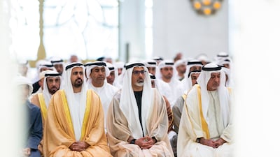 Sheikh Khaled, Sheikh Theyab, Sheikh Mohamed bin Khaled and Sheikh Dr Sultan