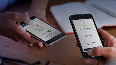 Aani offers real-time money transfers using mobile numbers, email addresses and QR codes. Photo: Al Etihad Payments