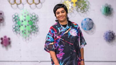 Kuwaiti artist Monira Al Qadiri's exhibition Floating World at ICD Brookfield Place runs until January 3. Photo: ICD Brookfield Place