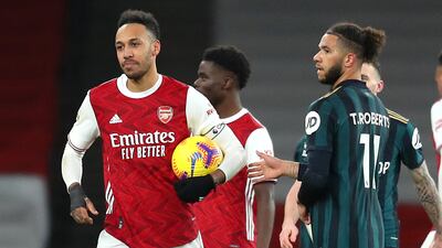 Centre forward: Pierre-Emerick Aubameyang (Arsenal) – Put a tough time in his personal life and a slow start to the season behind him with a first Premier League hat-trick against Leeds. PA
