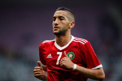 Hakim Ziyech chose to represent Morocco, the country of his parents, over the Netherlands. Denis Balibouse / Reuters