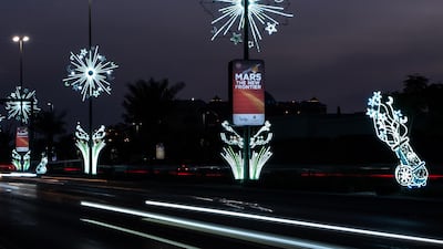 The lights will be turned on from Thursday, May 10, until the end of the Eid Al Fitr holiday. Victor Besa / The National