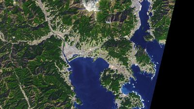 19. A 2007 view of Japan’s Tohoku region before one of the world’s deadliest earthquake destroyed most of the area in 2011. Photo: Nasa Earth Observatory