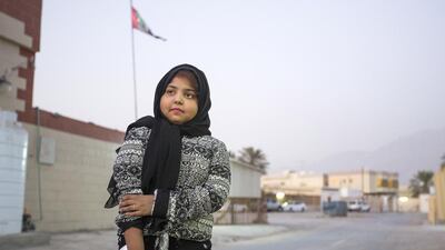 Alanood, 15, had her first kidney transplant in China two years ago. Earlier this year her doctor told her she would likely require another. Mona Al Marzooqi / The National