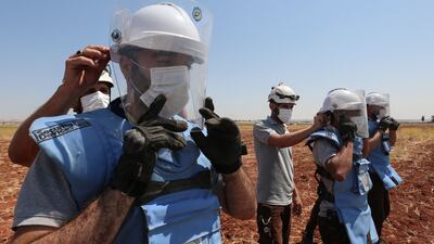 'Mines have a long lifespan,' said a Syrian army officer, who asked not to be named over security concerns. They stay lethal even longer if they are kept inside casings, he told AFP during a demining training exercise organised by the military near Damascus.