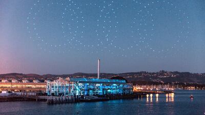 The scene of the e-tron's world premiere in San Francisco. Audi