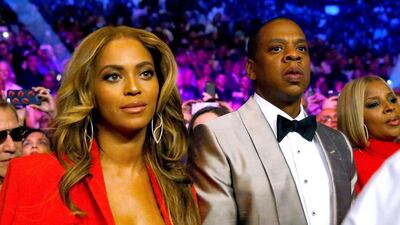 Beyonce and Jay Z are just one celebrity couple who found one half becoming more famous than the other Al Bello / Getty Images / AFP