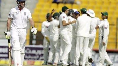 England's captain Andrew Strauss, left, is under pressure as he averages under 31 since the 2009 Ashes.