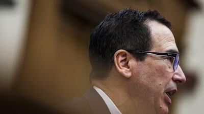 US Treasury Secretary Steven Mnuchin will lead the US delegation to Riyadh at the end of October. Bloomberg