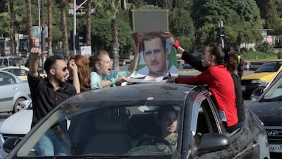 The strikes against the Assad regime appear to have consolidated support for the president. Youssef Badawi / EPA