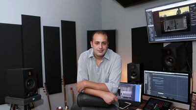 For an Egyptian like Khaled Hamdy, owner of the Khaled Hamdy Audio Productions, using the UAE as a starting point for a career in film may not seem to be the natural move. Pawan Singh / The National