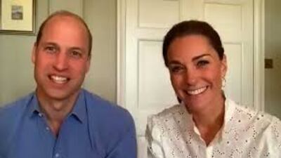 The Duchess of Cambridge wore a broderie anglaise Mabel Shirt by MiH Jeans to speak on a Zoom call during Volunteer Week on June 5 .She is thought to be behind a spike in searches for broderie anglaise. Instagram / Kensington Royal