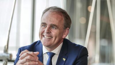Irish education minister, Joe McHugh, will meet with Irish teachers in the UAE over the course of two days. Victor Besa / The National