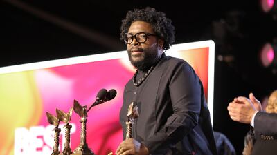 Questlove accepts the Best Documentary award for ‘Summer of Soul. AFP