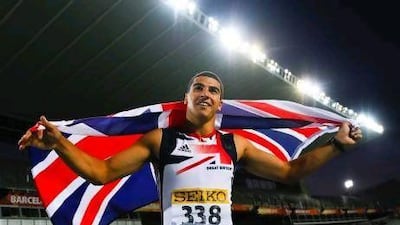 Adam Gemili celebrates his win in the 100 metres final at the IAAF World Junior Championships in Barcelona last month. David Ramos / Getty Images
