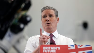 Keir Starmer, the Labour party leader, said he broadly supports the government's proposal for action against Houthi rebels in the Red Sea. EPA