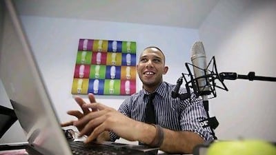 Khaled Matar creates music in his free time. Sammy Dallal / The National