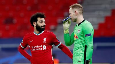 LEIPZIG RATINGS: Peter Gulacsi 6 - The former Liverpool goalkeeper did well in the opening period, making a great save from Jota’s header. He was let down by defenders in a repeat of the first leg. Reuters