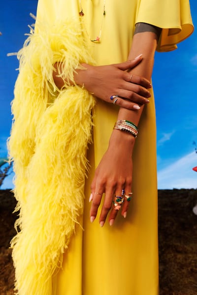 The Beirut jewellery maison is building an international presence through retailers including Harrods and Net-a-Porter. Photo: L'Atelier Nawbar