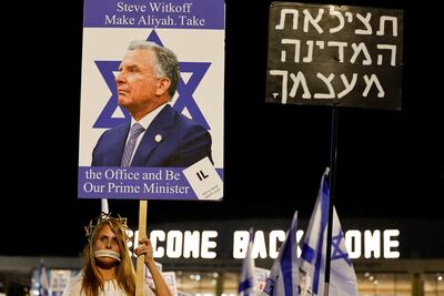 Thousands of protesters were joined by opposition leaders in Tel Aviv demanding a state commission of inquiry into the October 7 attack. Reuters
