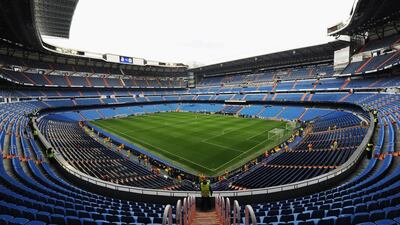 The Santiago Bernabeu in Madrid could be set for a name change, possibly to the Abu Dhabi Bernabeu. Denis Doyle / Getty Images