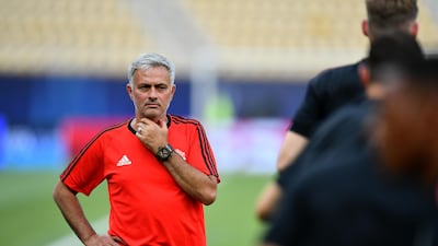 Jose Mourinho won the League Cup and the Europa League in his first season in charge of Manchester United. Dan Mullan / Getty Images
