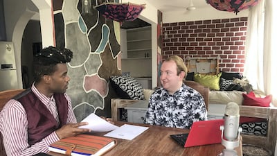 The pair of entrepreneurs met via a Skype call. Courtesy Bradford Swain