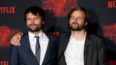 Stranger Things creators Ross, left, and Matt Duffer have announced the show's final season has been postponed due to the writers strike. Reuters