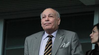 Hull City owner Assem Allam looks on before the Premier League match between Hull City and Fulham at the KC Stadium on December 28. Lindsey Parnaby / AFP