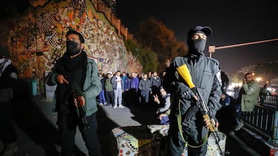 Security troops of the new Syrian government in Damascus. Fourteen Syrian troops were killed and 10 wounded in clashes with former regime loyalists in Tartus. AP