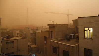 “This is like an apocalyptic Hollywood movie. I’m scared,” a woman running into a shop in the capital’s central business district to escape the gales said seconds after the storm hit. Abedin Taherkenareh/EPA